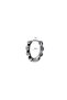 Skull Design Hoop Gothic Thin Design Skull Stainless & Tarnish Resistant 316L Steel Earrings - 2