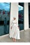 WHITE BELLA TESETURE EVENING DRESS - 3
