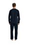 U.S. Polo Assn. 18837 Men's Navy Blue Long Sleeve Patchwork Combed Cotton Single Jersey Pajama Set - 3