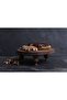 Wooden Presentation Holder Special Design Standing Presentation Holder Wooden Walnut Color