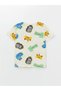 Lcw Baby Green Crew Neck Short Sleeve Printed Baby Boy T-Shirt 3-Pack - 8