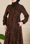 Nevrül Robadan Mevlana Dress Bell Skirt Dress Islamic Dress Prayer Dress Viscose Cotton Dress - 2