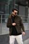 Plush Jacket Unisex Regular Fit Pocket Detailed - 3