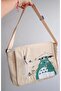 Totoro Special Series Double Pocket Beige Messenger Bag - Stillex - 2