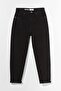 Penolope Women's Back to School Black Wide Fit Lycra Mom Jean (Full Fit) - 2