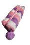 Plush Pencil Case with Rainbow Pompom Single Eye 7697-2 - 3