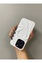 iPhone 14 Pro Compatible 3D Heart Embossed Pattern Anti-Shock Silicone Case - 5