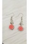 Fimo White And Red Character Earrings - 3