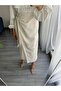Bow Model Linen Skirt - Tie-Up Design - 6