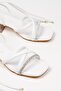 Women's Ankle Strap Stoned Transparent Heel Evening Dress Shoes - 2
