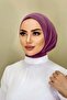 نموذج وشاح شال جاهز للنساء من القطن الممشط مع أزرار كبس