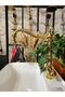 Shiny Gold Guava Purified Kitchen Faucet 3 Way Kitchen Faucet Gold Purified Sink Faucet