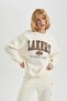 Fit Nba Los Angeles Lakers Oversize Fit Crew Neck Thick Sweatshirt A9550Ax23Wn - 4