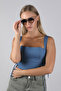 Black Framed Women's Sunglasses with Purple Gradient Lenses Ae2211c11 - 4