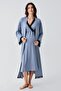 Long Sleeve Lycra Viscose Maternity Nightgown Dressing Gown Set