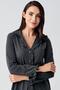 Women's Long Sleeve Stretchy Cotton Fabric Maternity Nightgown - 6