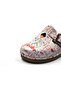 WOMEN SLIPPERS DOCTOR PRINT PATTERNED SABO SLIPPERS - 6