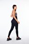 Buttock Gathered And Extra Push Up Seamless Black High Waist Hip Shaping Leggings - 4