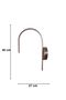 Venus Modern Design Brown Color Daylight Led Bathroom - Kitchen - Living Room Led Wall Sconce - 2