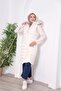Women's Pocketed Zippered Hooded Puffed Vest - 2