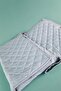 Waterproof Quilted Diaper Bag Baby Diaper Mat - Glossy Gray 33x69cm - 5
