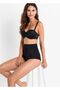 Anti-Slip Silicone Slimming Gathering Belly Concealing Corset Panties - 3