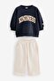 Girl's Cotton Sweatshirt and Tracksuit Set - Kidness Patterned