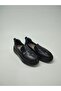 Girl's Genuine Black Leather Shoes - 2