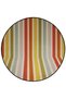 Multicolor Striped Pattern Round Woven Base Modern Decorative Carpet 6126 - 3
