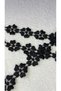 Şerit Çiçek Siyah 2 Cm X 2 Mt. - 2