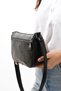 Genuine Leather Small Size Crossbody Black Women's Bag - 6