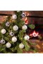 12 Pieces Silver 6 cm Christmas Ball, Pieces Christmas Ball, Pine Tree Ball, Ornamental Ball - 2