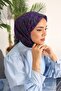 وشاح منقوش بوصلة من القطن الناعم