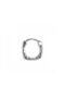 Boutique Square Hoop Vintage Interchangeable Stainless & Non-Tarnish Gothic 316L Steel Earrings