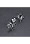 Ejder Small Size Nail Model Steel Earrings - 3