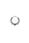 Spiky Punk Aggressive Design Thin Hoop Stainless & Tarnish Resistant 316L Steel Unisex Earrings - 2