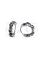 316L Stainless Anti-Tarnish Steel Earrings with Star Embroidery - Modern Design Hoop - 3