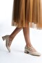 Women's Patent Leather Double Strap Blunt Toe Short Thick Heeled Shoes