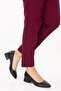 Women's Black Short Heeled Shoes 3 Cm - 3