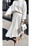 Henza Pleated Hijab Skirt - 3