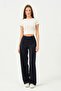 Women's Palazzo Pants Wide Leg High Waist Fabric