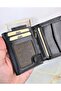 Genuine Leather - Multi-compartment Coin Pocket Wallet - 3