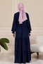 Medina Silk Skirt Layered Hijab Dress Mother's Dress Prayer Dress Stylish and Elegant Hijab Dress - 8