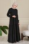 Medina Silk Skirt Layered Hijab Dress Mother's Dress Prayer Dress Stylish and Elegant Hijab Dress - 4