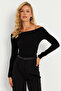 Women's Black Blouse Hor13 - 2
