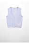 Knitted vest with buttons - 3