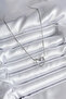 Heart Model 316L Colorful Silver Women's Necklace - 2