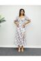 Balloon Sleeve Floral Dress - 2