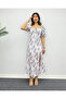Balloon Sleeve Floral Dress - 3