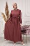Waist Rope Detailed Hijab Dress - 2